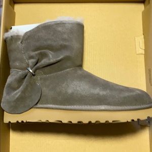 UGG Classic Mini Twist boots.  Color -Mole